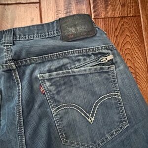 Levi's Men's Dark Blue Straight Jeans
